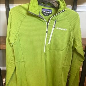 Patagonia Lime Green Fleece Jacket